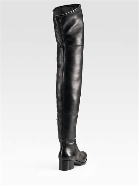 prada high boots|Prada thigh high boots.